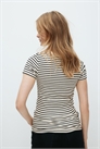 Футболка для беременных в рубчик MAMA артикул 1308190004