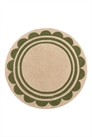 Ковер Lois Scallop Border Wool Circle Rug артикул 1272376002