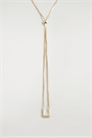 Прямоугольное колье с подвеской в виде цепочки артикул 1318539001