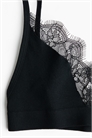Мягкий бюстгальтер с кружевной отделкой артикул 1316585001