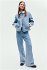 Джинсовая куртка с воротником артикул 1318416001