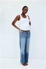 Широкие низкие джинсы MAMA артикул 1314700002