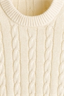 Свитер с регулярной посадкой и узором «коса» артикул 1315091001