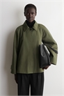 Куртка из хлопчатобумажной саржи А-силуэта артикул 1332090001