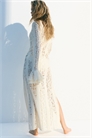 Платье-макси с кружевными деталями артикул 1292106001