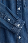 Рубашка из хлопкового денима артикул 1237855001
