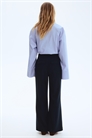 Брюки с расклешенными штанинами и поясом артикул 1319307001