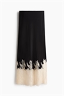 Юбка с кружевной отделкой артикул 1330502001