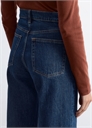 Джинсы с широкими штанинами артикул 1259943008
