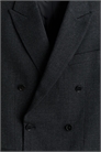Двубортный пиджак из шерстяной смеси с прямым кроем артикул 1324266002