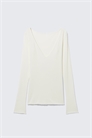 Топ с глубоким V-образным вырезом и длинными рукавами артикул 1327684001