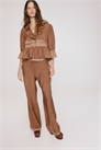 Брюки с резинкой кружевной отделкой артикул 1312043003