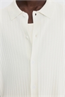 Рубашка с ребристой вязкой и прямым кроем артикул 1311089001
