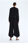 Брюки из модала с широкими брючинами артикул 1342255002