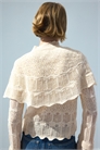 Топ-накидка с кружевным эффектом артикул 1344937001