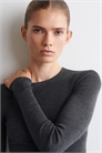 Длиннорукавная кофта из мериносовой шерсти артикул 1319328001