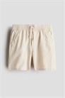 Шорты из смесовой ткани с завязками артикул 1315690001