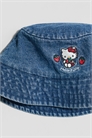 Вышитая джинсовая шляпа-котел артикул 1327461001