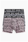 Хлопковые трусы с принтом, 3 штуки артикул 1332786001