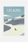 Плакат Les Alpes артикул 1292652001