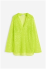 Рубашка-поповер из украшенной сетки артикул 1153178001