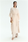 Платье-кафтан с морщинистым поясом-завязкой артикул 1324262001