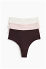 Трусы-бразильяна из микрофибры в количестве 3 штук артикул 1174782012