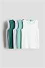 Хлопковые майки в наборе 5 штук артикул 1237563013