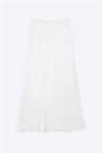 Юбка макси из тонкого хлопкового трикотажа артикул 1310294002