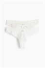 2-пакет кружевных бразильских трусиков артикул 1319864001
