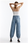 Джинсы с широкими брючинами артикул 1331125001
