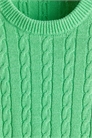 Свитер с регулярной посадкой и узором «коса» артикул 1332135003