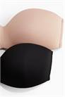 Бюстгальтеры-бандо из микрофибры с мягкими чашечками 2 шт. артикул 1236231005