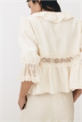 Блузка с кружевными деталями артикул 1296546001
