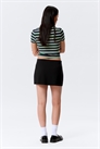 Мини-юбка с разрезом артикул 1299468001