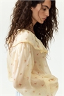 Блузка из гофрированного шифона артикул 1320344001