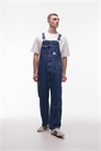 Рабочий комбинезон из джинсовой ткани свободного кроя унисекс артикул 149834125