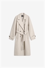 Мягкий тренч с ремнем артикул 152085858