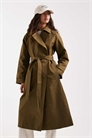 Длинный водоотталкивающий тренч артикул 151220482
