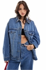 Джинсовая куртка-тракер XL свободного кроя артикул 134200243