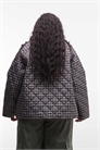 Стеганая клетчатая куртка артикул 154133335