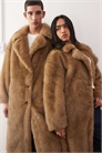 Универсальное пальто из искусственного меха артикул 144642192