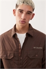 Рубашка-куртка Landroamer коричневого цвета артикул 143751489