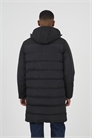 Длинная куртка с капюшоном и утеплителем артикул 153064097