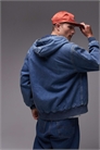 Куртка-бомбер из денима с капюшоном из коллекции «Workwear» в стиле «Potrero», свободный крой артикул 137801930