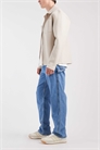 Рабочие джинсы-кэрпентер с широкими брючинами артикул 154272313