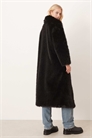 ASOS DESIGN — удлиненное пальто из искусственного меха с контрастной окантовкой для высоких людей артикул 147898485