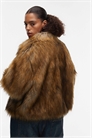 Куртка из искусственного меха с отворотами артикул 148252402