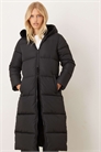 Длинная утепленная куртка с разъемным капюшоном артикул 151392028