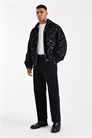 Бомбер с жаккардовым узором артикул 149966227
